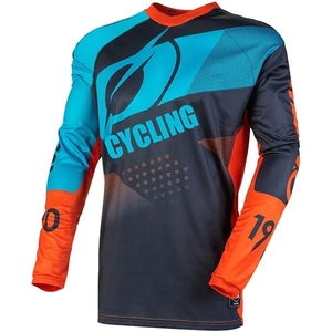 Jersey unisex ligero a prueba <span class=keywords><strong>de</strong></span> viento <span class=keywords><strong>de</strong></span> talla grande <span class=keywords><strong>de</strong></span> manga larga MTB equipo <span class=keywords><strong>de</strong></span> bicicleta descenso todoterreno <span class=keywords><strong>DH</strong></span> MX montar a campo traviesa - Product Image 2