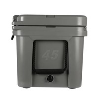 Glacière rotomoulée 65QT en LLDPE de qualité alimentaire, résistante aux UV, pour la pêche marine et en bateau