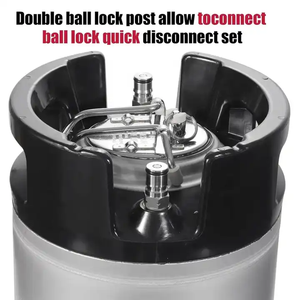 10L/19L Barril de cerveza Barril Corny Barril de acero inoxidable 304 Barril de Soda Mango de goma Cubo Cerradura de bola Estilo <span class=keywords><strong>Cornelius</strong></span> - Product Image 6