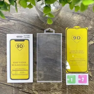 Vidro cristal templado 9h 9d para iphone filme temperado para celulares acessórios de celular atacado para samsung