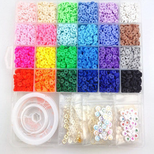 ชุดลูกปัดดินโพลิเมอร์ DIY สำหรับทำเครื่องประดับ ขายดีข้ามพรมแดน 6000 ชิ้น รูปทรงตัวอักษร ตัวเลข หัวใจ หอยเบี้ย ตัวอักษรภาษาอังกฤษ โลโก้ - Product Image 4