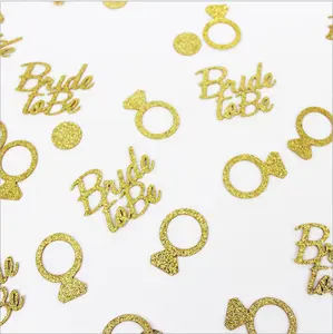 wholesale Glitter bride to be Confetti Wedding Table Decoration Confetti Bridal Shower Party Decoration