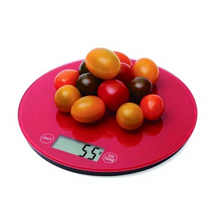Báscula Digital de Cocina BEST de 5 kg, Báscula para Pesar Alimentos con Pantalla LCD, Plataforma Redonda de Vidrio Templado, Funciona con Batería - Product Image 4