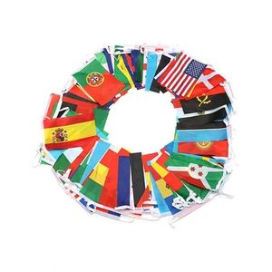 Custom Guatemala 10 Meters Bunting 30 <b>Flags</b> Guatemalan Rectangle Triangle String <b>Flags</b> for Election Events - Product Image 6