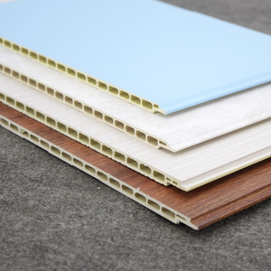 Dekorasi Interior terstruktur dekorasi TV PVC latar belakang kayu bambu Panel dinding terintegrasi serat gratis sampel kantor rumah Modern - Product Image 3