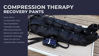 Bottes de massage à pression séquentielle à six chambres rechargeables pour la récupération musculaire après l'entraînement, soulagement de la douleur, IPCU6