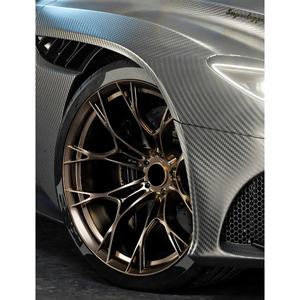 Rueda Monobloque Cóncava Forjada de 18-23 Pulgadas, Rin de Auto 5x120 5x112, Rueda de Auto de Carreras Forjada Personalizada para BMW Serie M, Benz AMG <span class=keywords><strong>GT</strong></span>, Audi - Product Image 1
