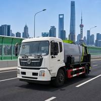 Camion à déchets alimentaires Dongfeng haute capacité 14000L en acier inoxydable pour la collecte des déchets alimentaires municipaux