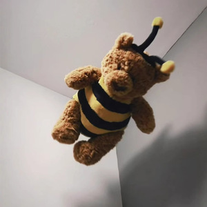 Peluche Ours Jelly Cat Barcelone, Cadeau idéal pour la Saint-Valentin et les anniversaires de filles, Peluche super douce anti-stress, Lavage technique - Product Image 4