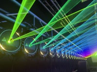 Proyector de Luces Láser de Animación a Todo Color RGB, Diseño Especial para Discotecas, Clubes, Fiestas, DJ, DMX ILDA Profesional para Interiores
