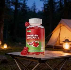 Gomitas de Glicinato de Magnesio de Marca Privada 500mg, Suplemento Sin Azúcar para Ayudar a Dormir, Aliviar el Estrés y Relajar los Músculos - Product Image 4