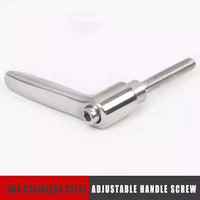 All Stainless Steel Adjustable Handle Scldm4M5M6M8M10M12 Solid 304 Fasteners with Adjustable Position Setting Screw