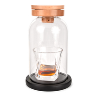 WEIBU vieux fumoir à la mode nouveau ensemble de couverture en verre pour cocktail fumoir bar générateur de fumée domestique
