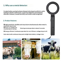 Detector de Metales Súper Sensible para Estómago de Ganado, Extractor de Hierro, Sin Necesidad de Electricidad, Instrumentos para Uso Agrícola