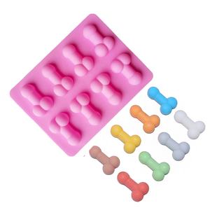 Moule à gâteaux pour pénis Sexy, moule à glaçons, <span class=keywords><strong>en</strong></span> Silicone, pour savon, bougie, outils artisanaux pour sucre, moule à <span class=keywords><strong>chocolat</strong></span>, Mini crème glacée - Product Image 1