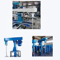 Machine dispersante à grande vitesse pour peintures, mélangeur industriel 3000L avec levage hydraulique et lames à haut cisaillement-Utilisation en laboratoire et en production