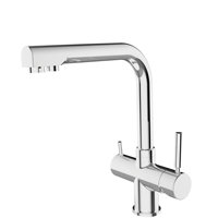 Vente chaude 4 voies mélangeur de cuisine 4-en-1 robinet de cuisine chaud froid filtré purificateur minéral carbone cuisine robinet d'eau