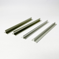 Profilé de bordure carré en alliage d'aluminium anodisé série 6000 pour décorations avec services de pliage, soudage et découpe