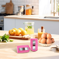 Nouvel outil de cuisine, gadget pour ouvrir les coquilles d'œufs durs, éplucheur, briseur, séparateur, diviseur, ouvre-coquille d'œuf manuel en plastique