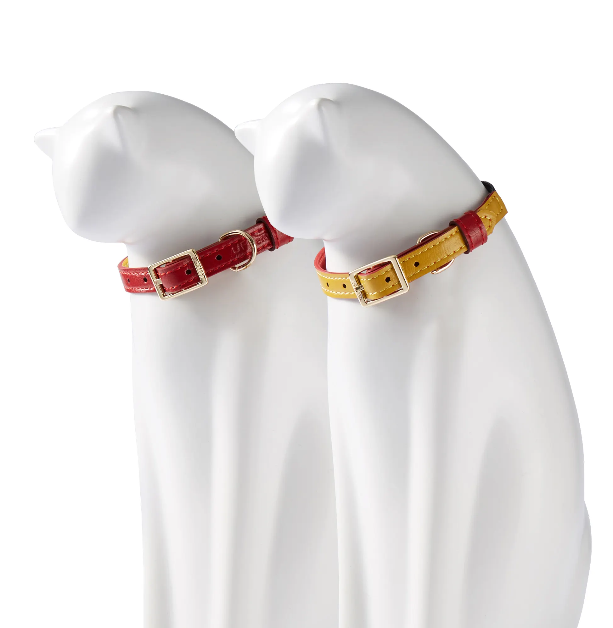 UFBemo Adjustable custom pattern luxury PU leather pet collar soft durable dog collar