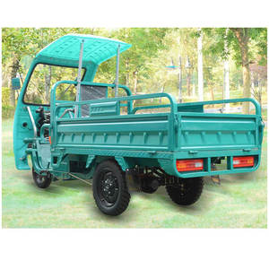 Elektrikli ağır motosiklet kamyon kargo kutusu ve kabin ile 3 tekerlekli üç tekerlekli üç tekerlekli bisiklet kargo üç tekerlekli bisiklet - Product Image 6