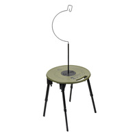 Table basse pliante multifonctionnelle légère en alliage d'aluminium, portable, pour le camping, les voyages et les activités tactiques en extérieur