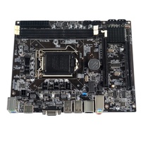 PCWINMAX H55 LGA1156 Micro ATX Motherboard DDR3 16GB PCIe 2.0 OEM ODM untuk Kontrol Industri Kantor Desktop