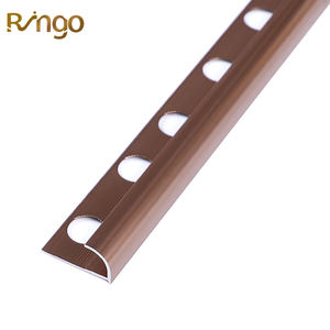 FOSHAN Factory prezzo basso strisce angolari da parete in ceramica personalizzate quarto bordo tondo profilo in alluminio argento lucido - Product Image 5