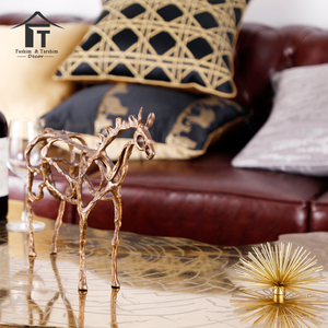 Los animales caballo escultura de mesa decoración de metal antiguo decoración para el <span class=keywords><strong>hogar</strong></span> - Product Image 1