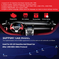 KONNWEI KW905 Scanner Bluetooth OBD2 Outil de diagnostic automobile pour la lecture de code Données en direct Outil universel d'analyse du moteur de la voiture