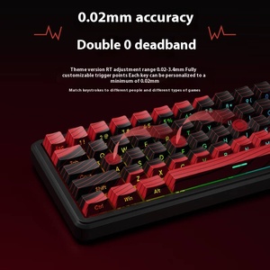 EWEADN battle68 trimode Bàn phím trục từ 68 phím PBT Keycaps Kailh công tắc đường viền lightbar hiệu suất chơi game cơ học - Product Image 5