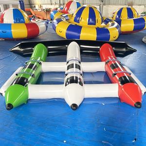 Bateau de pêche à la mouche gonflable, jouet banane pour jeux de sport aquatiques, meilleure qualité, - Product Image 4