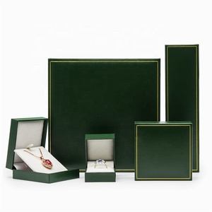 Custom Luxury Jewellery Packaging Box Ring Necklace Pendant Gift Boxes Leatherette Paper Jewelry Box