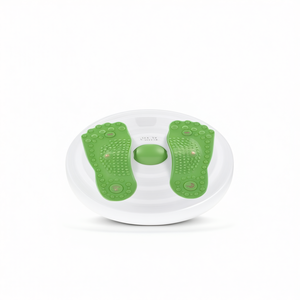 Cordless Green Foot Twist Waist <b>Disc</b> for Yoga Practice-Green Yoga Wheels - Product Image 1