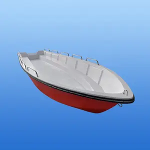 Kleine Functionele Vissersboot 6.1M/20ft Patrouille Werkboot Gespecialiseerd Glasvezel Speedboten