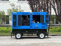 Remolque móvil 100kVA 80kW Prime Power Generador diésel silencioso 50Hz con motor diésel DCEC para exteriores 60Hz 1/3 Fase