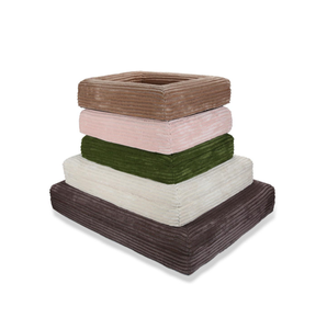 カスタムコーデュロイメモリーフォーム犬用ベッド整形外科用リッププルーフ犬用ベッド防水メモリーフォーム大型犬用ベッド - Product Image 5