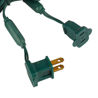 Guirlandes lumineuses de Noël multi-LED de qualité commerciale, étanches IP65, pour extérieur, fil vert de 5 mm à grand angle, lumières d'arbre de Noël à intensité variable