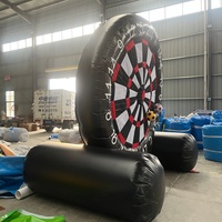 Cible de tir gonflable commerciale de football et de fléchettes 4x3x2.6M pour enfants et adultes