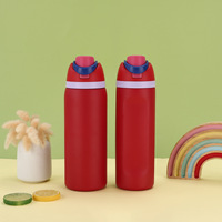 Nieuwe, populaire, dubbelwandige thermosfles van roestvrij staal (16oz, 19oz, 24oz, 32oz, 350ml) OWA Sport & Reisfles met opklapbaar handvat