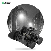 Teropong Penglihatan Malam JKNV PVS31 Gen2+ Fosfor Putih dengan Tabung Penguat Gambar Layar Pelangi MX10160 FOM2000 Resolusi 64Lp/mm