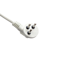 Cable de Extensión Israelí, Enchufe de 3 Pines, Regleta de 6 Tomas, Enchufe de Extensión Universal de 12/3