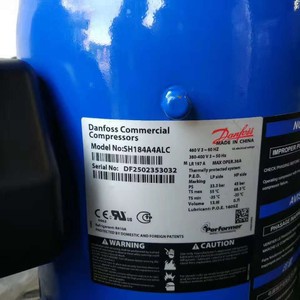 Compresseur commercial Danfoss SH184A4ALC réfrigérant R410A pour climatisation et pompe à chaleur - Product Image 1