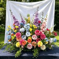 Centros de Mesa de Flores Artificiales de Seda para Bodas y Eventos Navideños - Decoración Duradera, Hecha a Mano, Personalizable y con Tacto Real