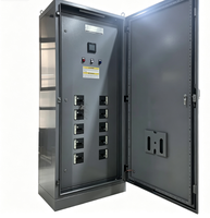 Armoire de distribution électrique industrielle 100A IP55 480V AC en acier avec système de verrouillage intelligent pour disjoncteur et barre omnibus