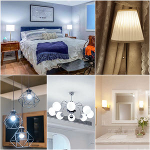 Ampoule LED G45 à filament <span class=keywords><strong>Edison</strong></span> sans scintillement 3W 5W 7W Culot E12 E27 E26 Blanc Laiteux - Product Image 6