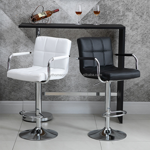 <span class=keywords><strong>Sillas</strong></span> <span class=keywords><strong>de</strong></span> Bar Modernas y Flexibles con Acolchado <span class=keywords><strong>de</strong></span> PU para Espacios <span class=keywords><strong>de</strong></span> Trabajo Creativos, <span class=keywords><strong>Sillas</strong></span> <span class=keywords><strong>de</strong></span> Comedor con Asiento Estrecho y Elegante para Restaurantes Informales - Product Image 2