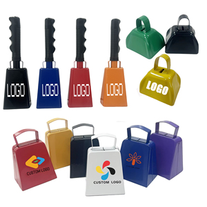 Clochettes en métal personnalisées de 3 pouces pour le sport, clochettes en métal sur mesure, clochettes en métal avec logo - Product Image 1