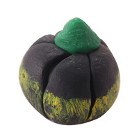 Miniature de légume en argile citrouille pour maison de poupée 1:12, accessoire de jeu alimentaire miniature, ornement de légume simulé, pour scène de poupée OB11 DIY