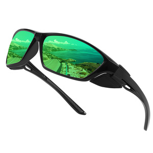 Custom Outdoor Cycling Sunglasses Polarized UV400 Black Frame <b>TAC</b> Lens Sports Eyewear - Product Image 1
